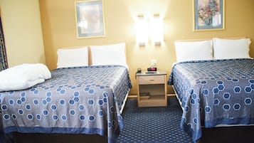 Standard Room, 2 Queen Beds | Premium bedding, down comforters, Select Comfort beds, desk