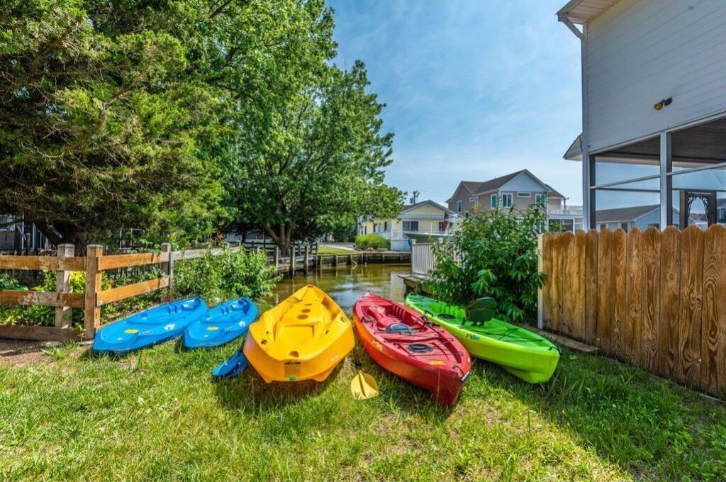Kayaks Included! 1 tandem, 2 adult, 2 child size (life vests are also available)