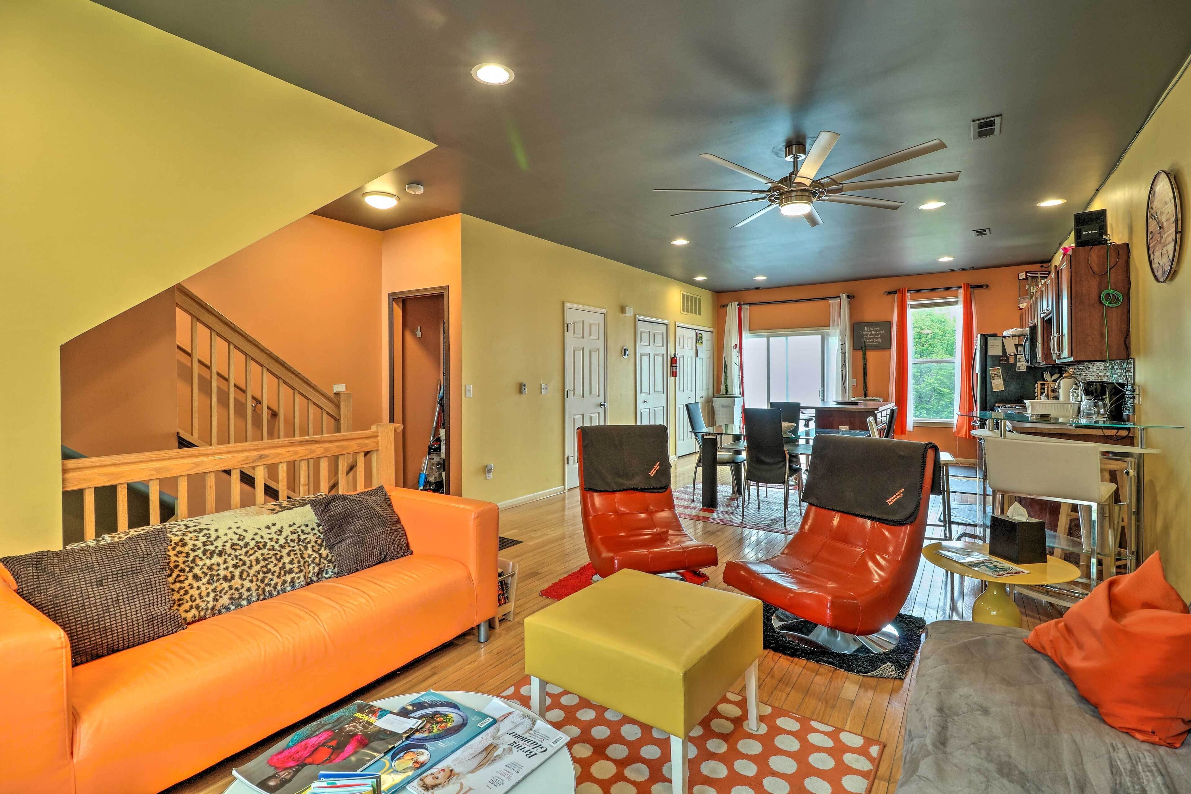 TV, books, music library