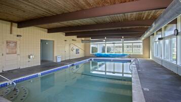 Indoor pool, a heated pool