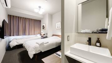 Standard Twin Room, Non Smoking (Shower Only with Electric bicycle)