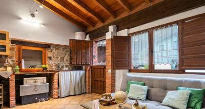 Jacuzzi in bedroom with mountain views and fireplace