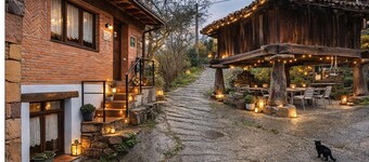 Eclipse 2026 Asturias · Jacuzzi, chimenea y vistas