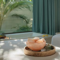 Couples treatment rooms, sauna, hot tub, body treatments