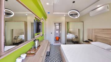 Memory foam beds, minibar, in-room safe, iron/ironing board