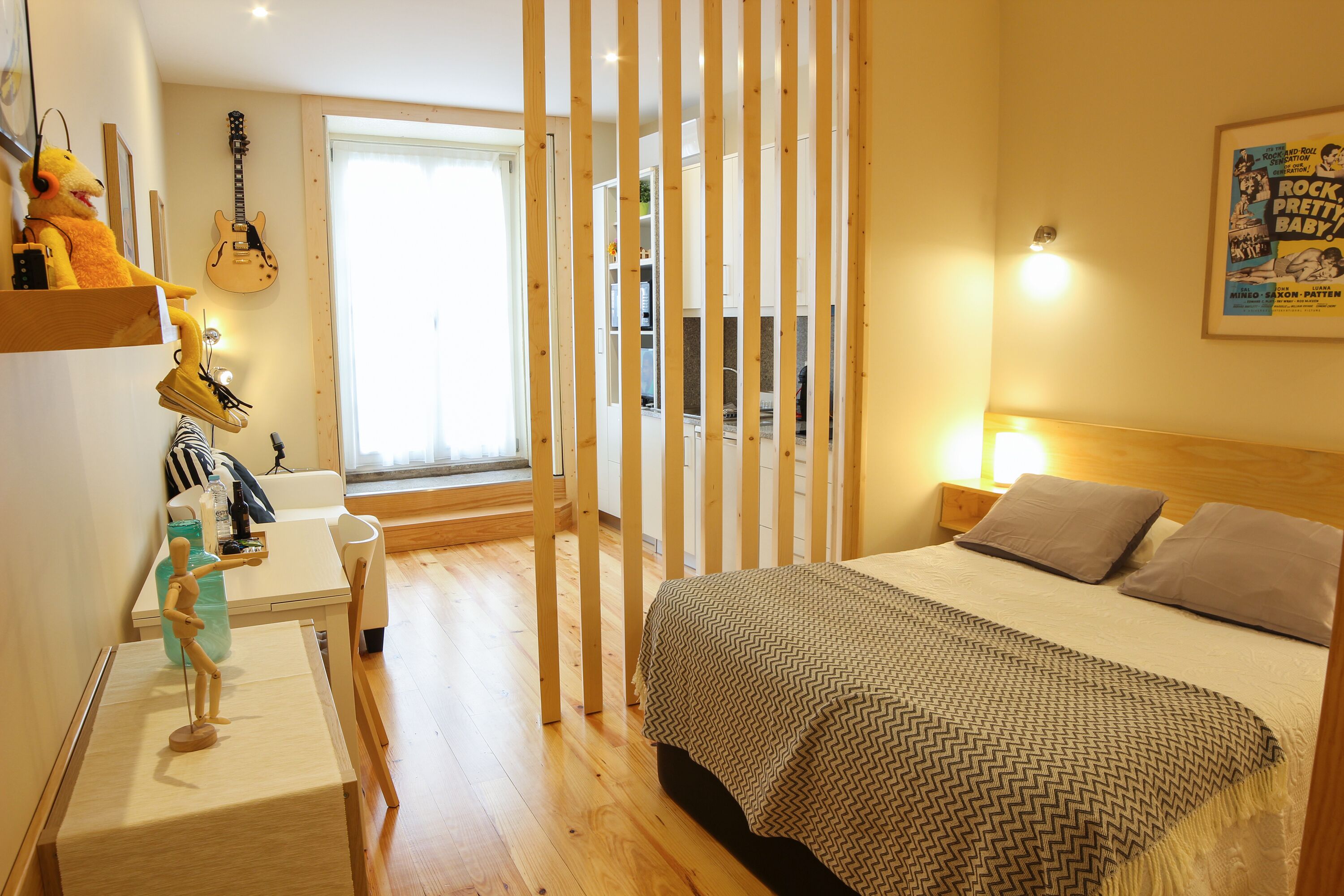 Deluxe Studio, 1 Double Bed (1F) | Individually decorated, soundproofing, iron/ironing board, free WiFi