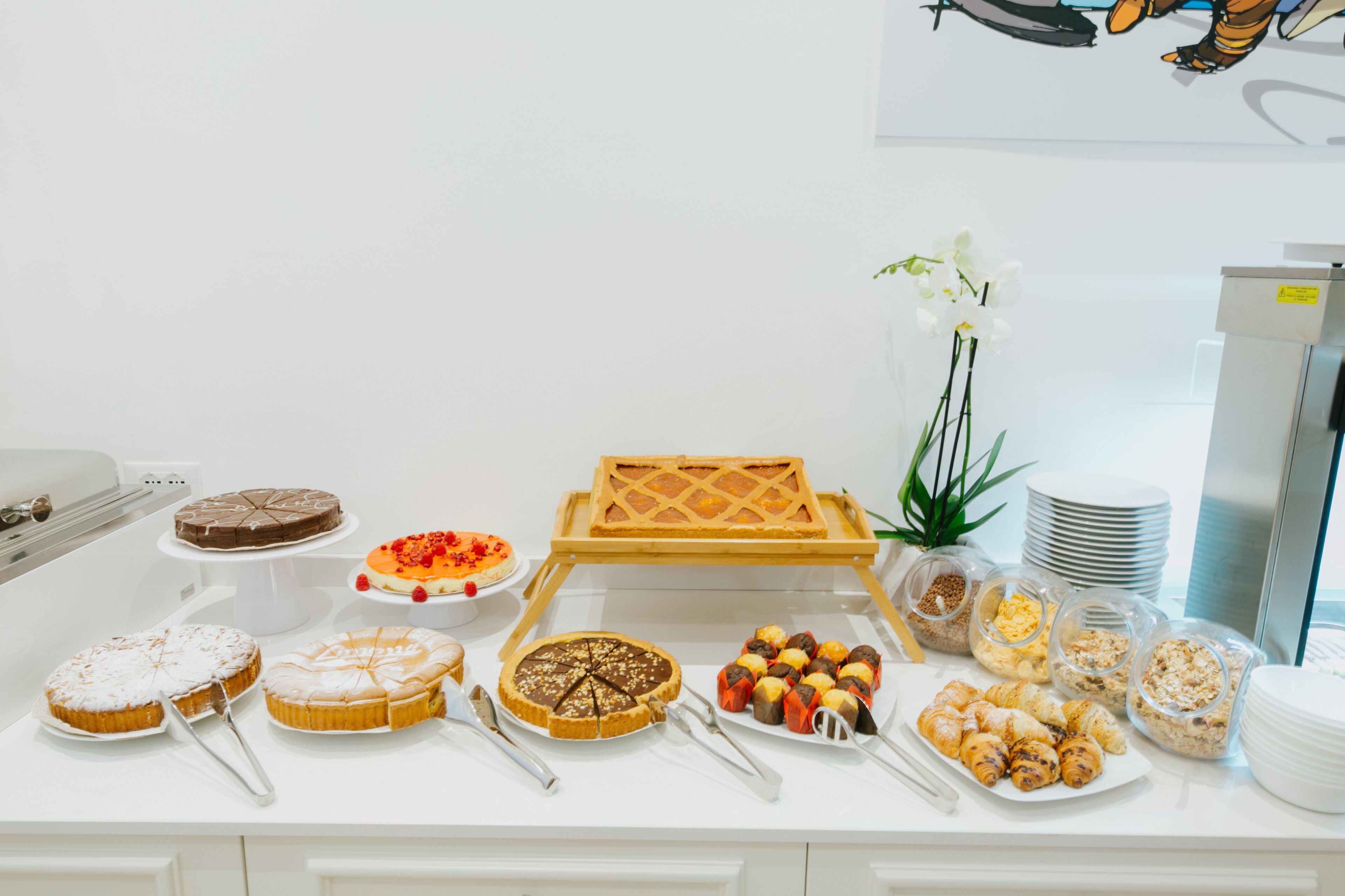 daily buffet breakfast (eur 12 per person)