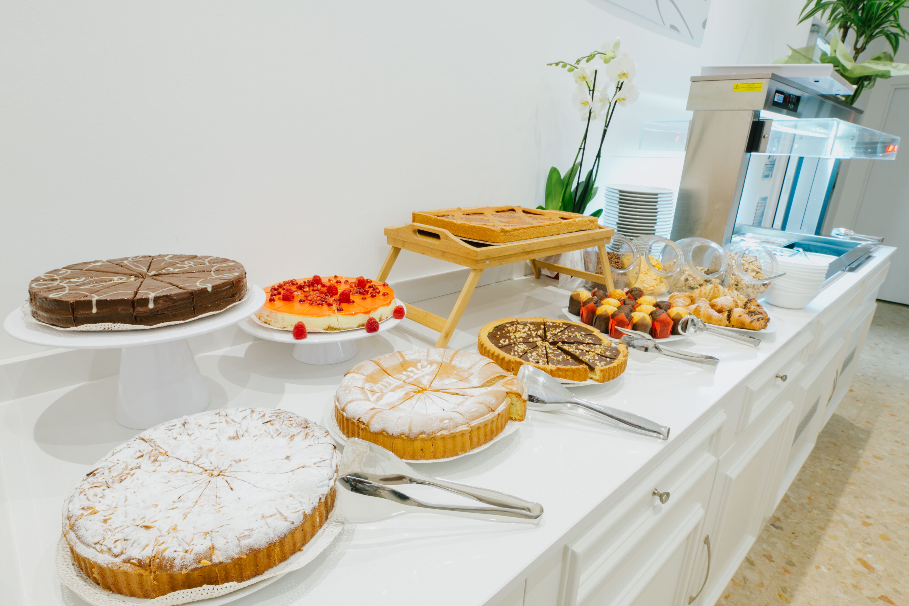 daily buffet breakfast (eur 12 per person)