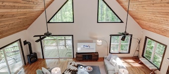 Hot Tub Cabin🏡 Pet-Friendly + Biltmore Pass | 10min to Asheville