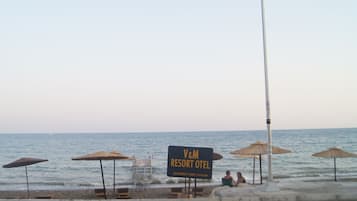 Vlak bij het strand