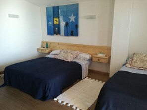 5 chambres, fer et planche Ă repasser, draps fournis