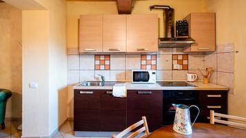 KĂŒhlschrank, Mikrowelle, Ofen, Herdplatte