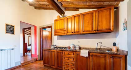 La Scala house with garden in the old convent in Siena