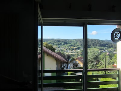 6-bed duplex apartment with lake view. Terrace and outdoor pool.