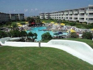 Indoor pool, outdoor pool
