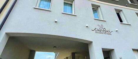 Façade de l’hébergement