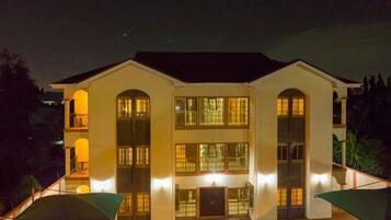 Front of property – evening/night
