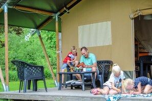 Telt (Safari tent 6 persons ) | Terrasse/patio