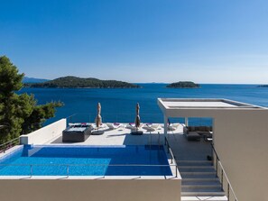 Villa (Three Bedroom Villa with Pool) | Pool | Seasonal outdoor pool, a rooftop pool, pool umbrellas, sun loungers - Villa Desire (Blato)