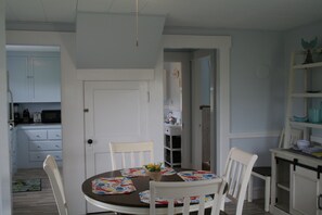 Dining - Seaside Cottage Sakonnet Point. Beautiful views of the harbor and sunsets! (Little Compton)