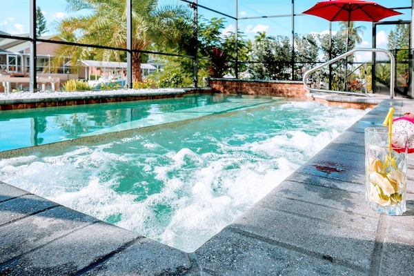 Pool & Spa on Waterfront Property