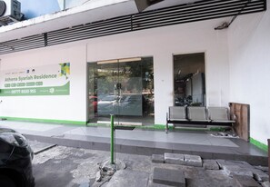 Voorkant van accommodatie