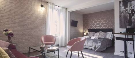 1 sovrum, strykjärn/strykbräda, gratis wi-fi och sängkläder