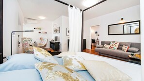 1 Schlafzimmer, Bügeleisen/Bügelbrett, kostenloses WLAN, Bettwäsche