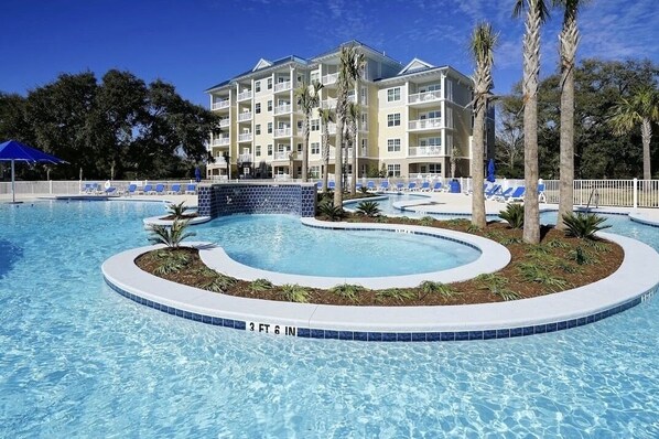 Indoor pool, outdoor pool
