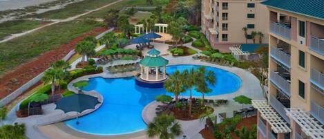 Indoor pool, outdoor pool