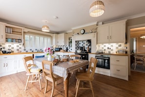Microwave, oven, dishwasher, toaster