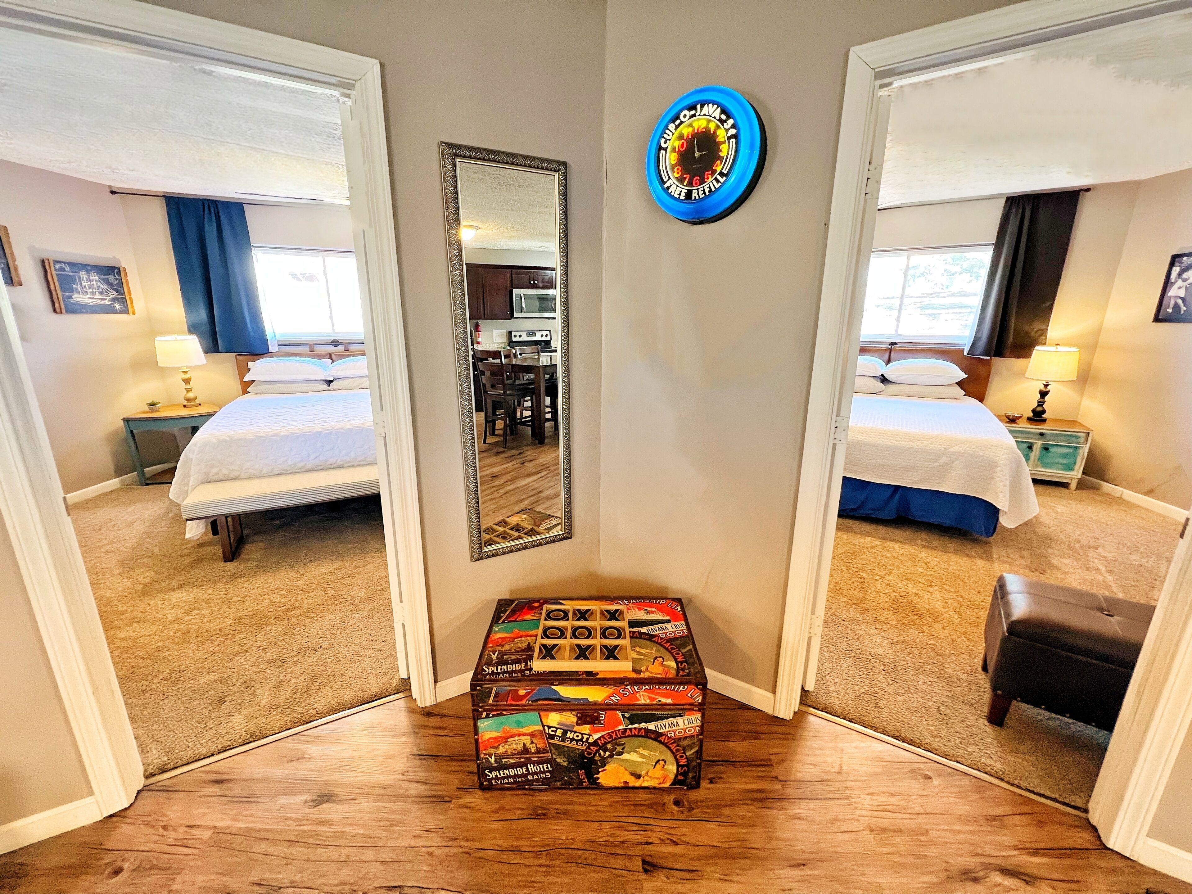 3 chambres, fer et planche à repasser, Wi-Fi gratuit, draps fournis