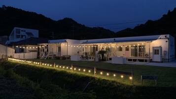 Front of property - evening/night