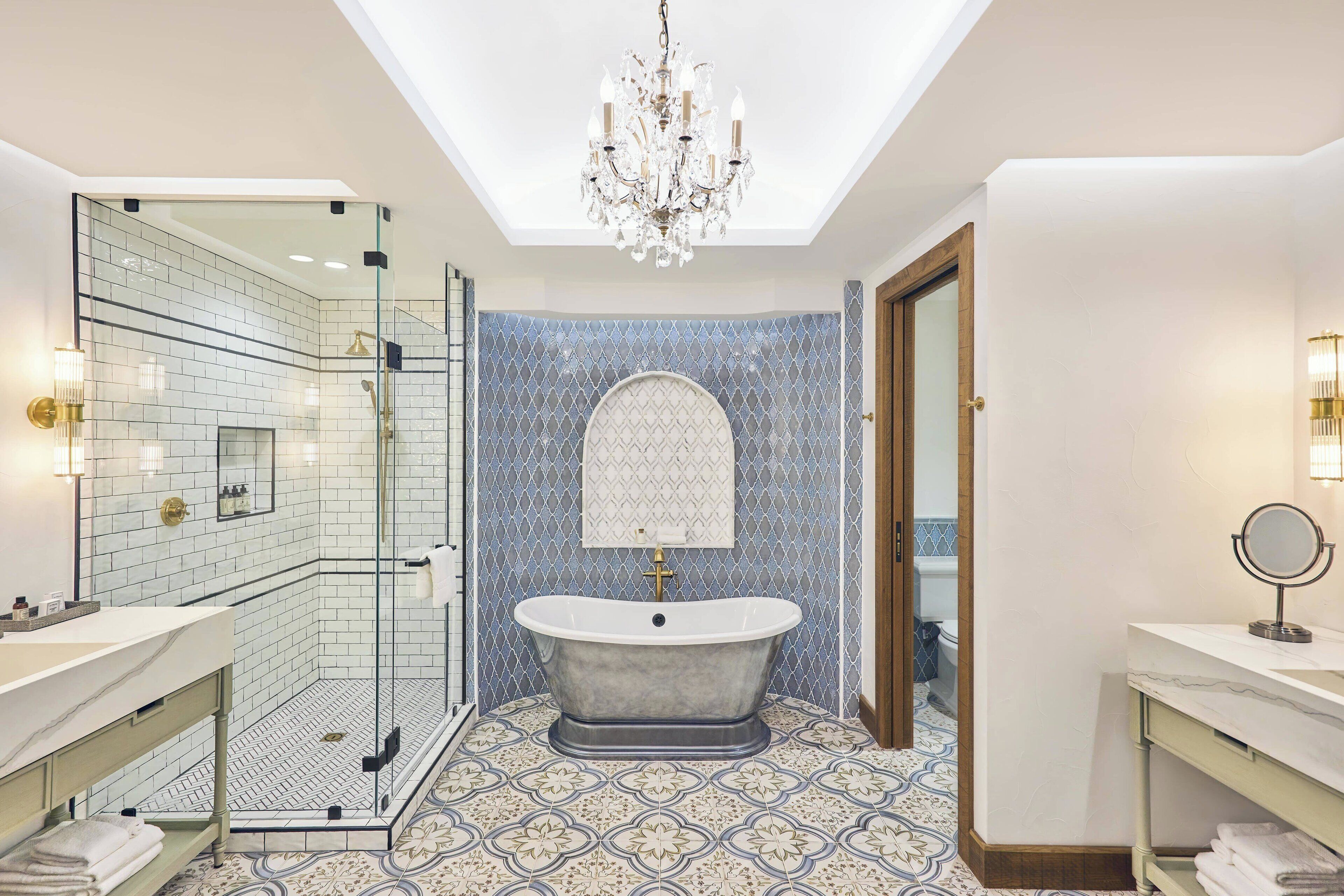 hair dryer, bathrobes, towels