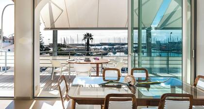 Appartement design avec vue sur la mer