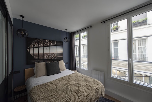 3 chambres, fer et planche Ă repasser, Wi-Fi gratuit, draps fournis