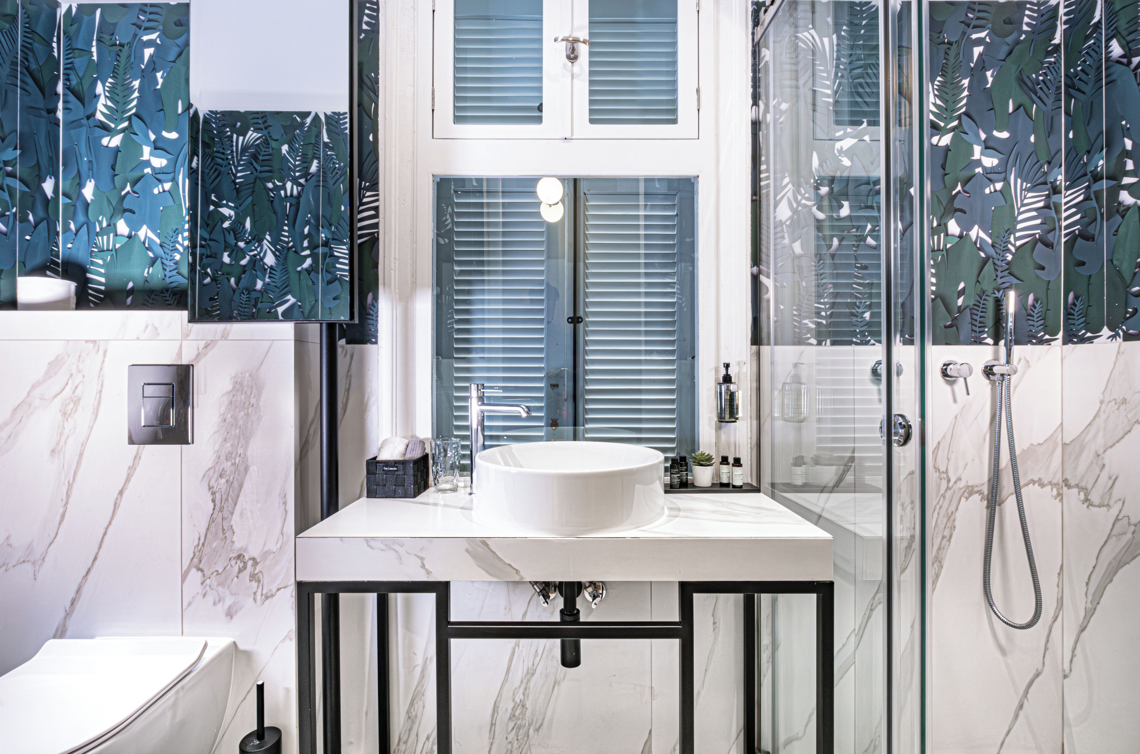 premium room, rooftop, partial acropolis view | bathroom | shower, free toiletries, hair dryer, slippers