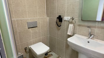 Deluxe Oda | Banyo | Duş, ücretsiz banyo/kozmetik ürünleri, saç kurutma makinesi, havlu