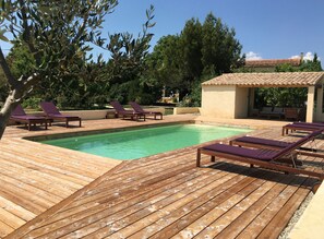 Outdoor pool, a heated pool - MAS WITH SWIMMING POOL IN DRÔME PROVENÇALE (Tulette)