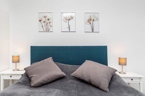 2 dormitorios, tabla de planchar con plancha, wifi y ropa de cama