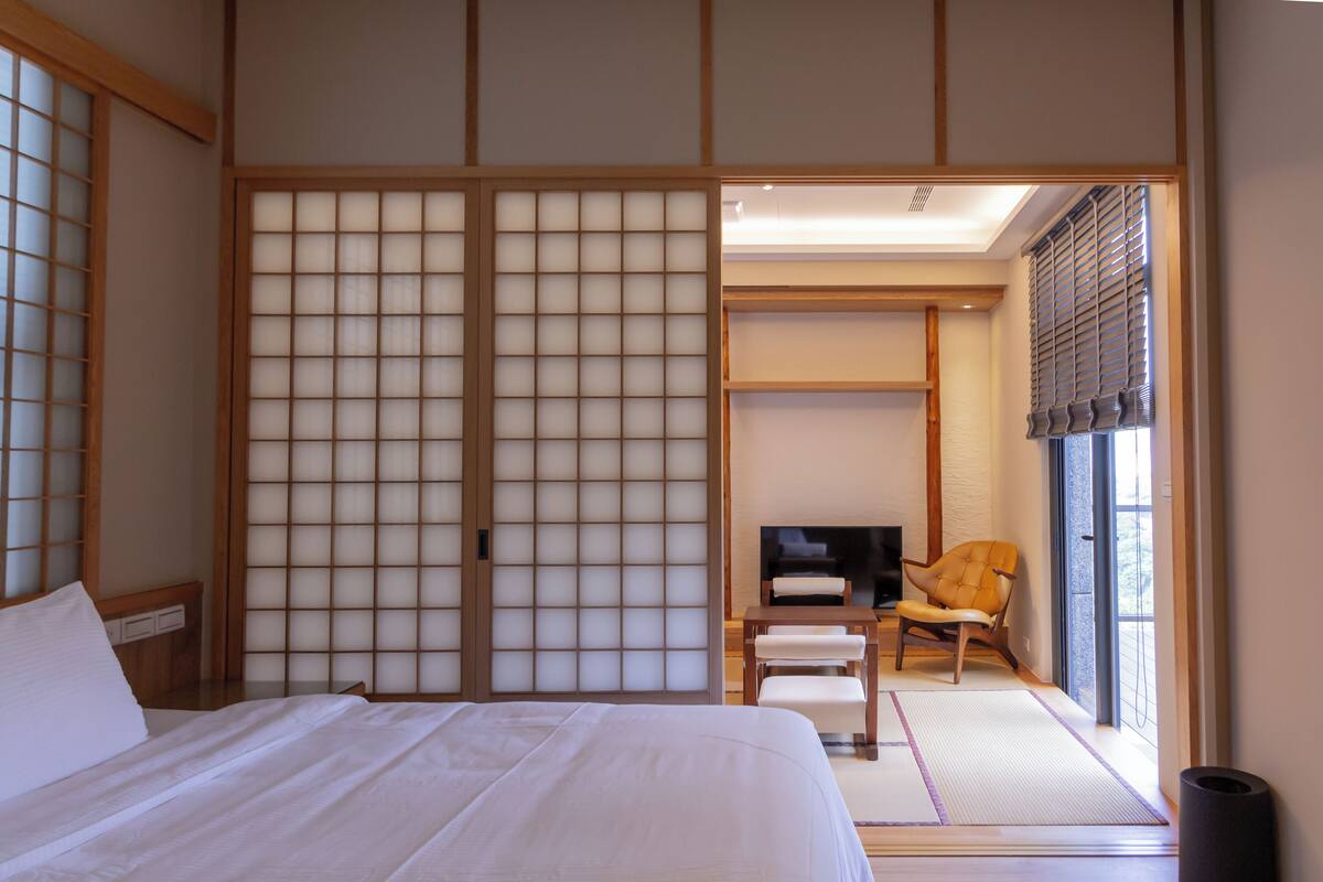 Japanese-style Triple Room, Non Smoking, Mountain View | Premium bedding, minibar, blackout drapes, WiFi (free)