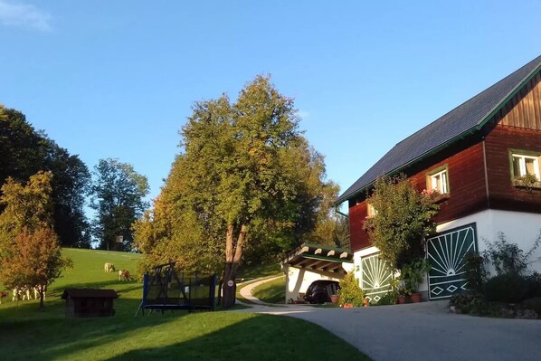 Majoituspaikan julkisivu