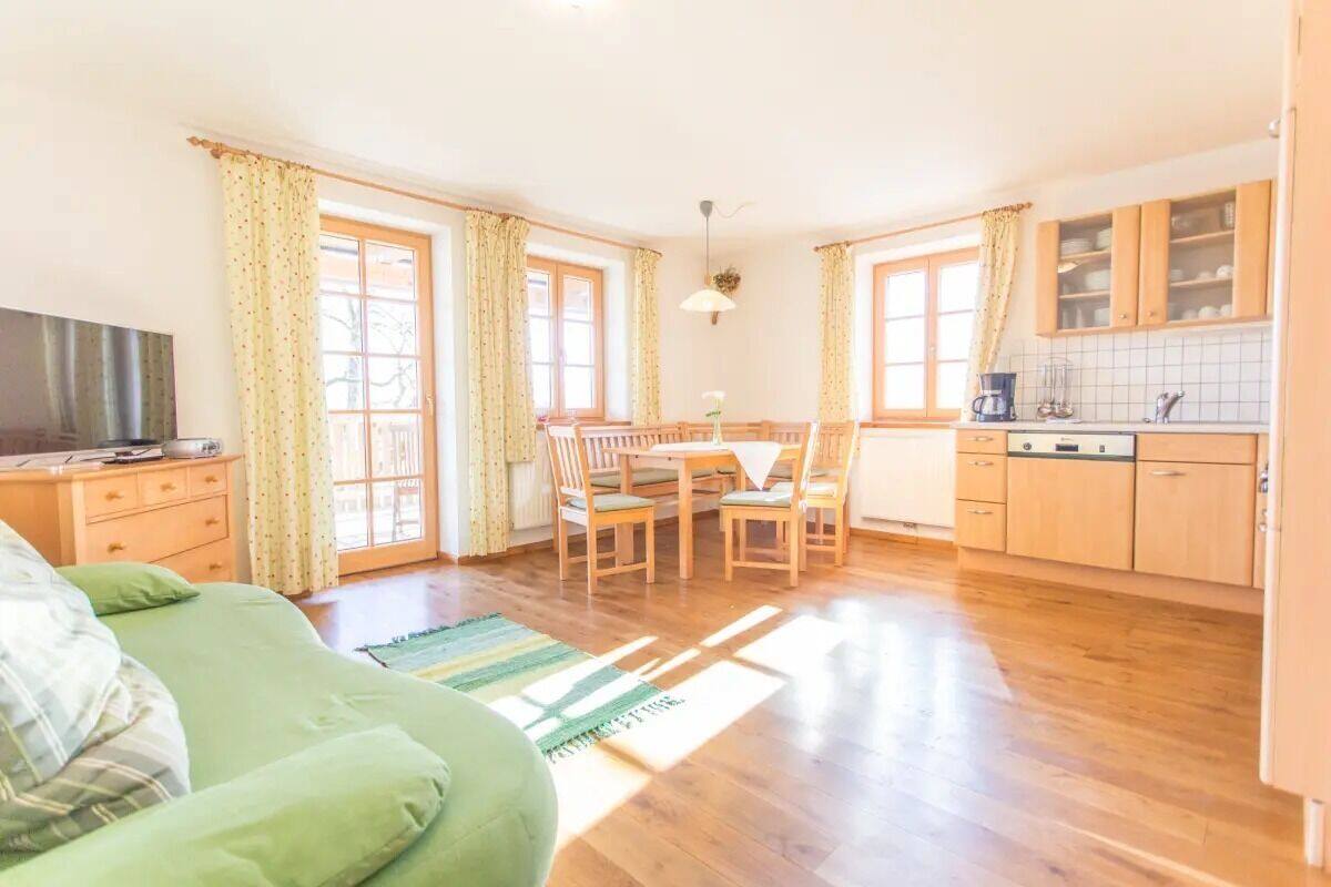 Apartment (Sonnenblume) | Wohnbereich | Flachbildfernseher