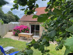 Terrace/patio - Pretty stone house with garden in Perros-guirec (Perros-Guirec)
