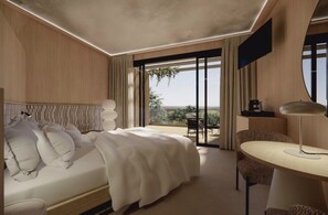 Lodge nature avec terrasse privative | Minibar, safe på rommet, individuelt dekorert og individuelt innredet