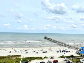 Vlak bij het strand