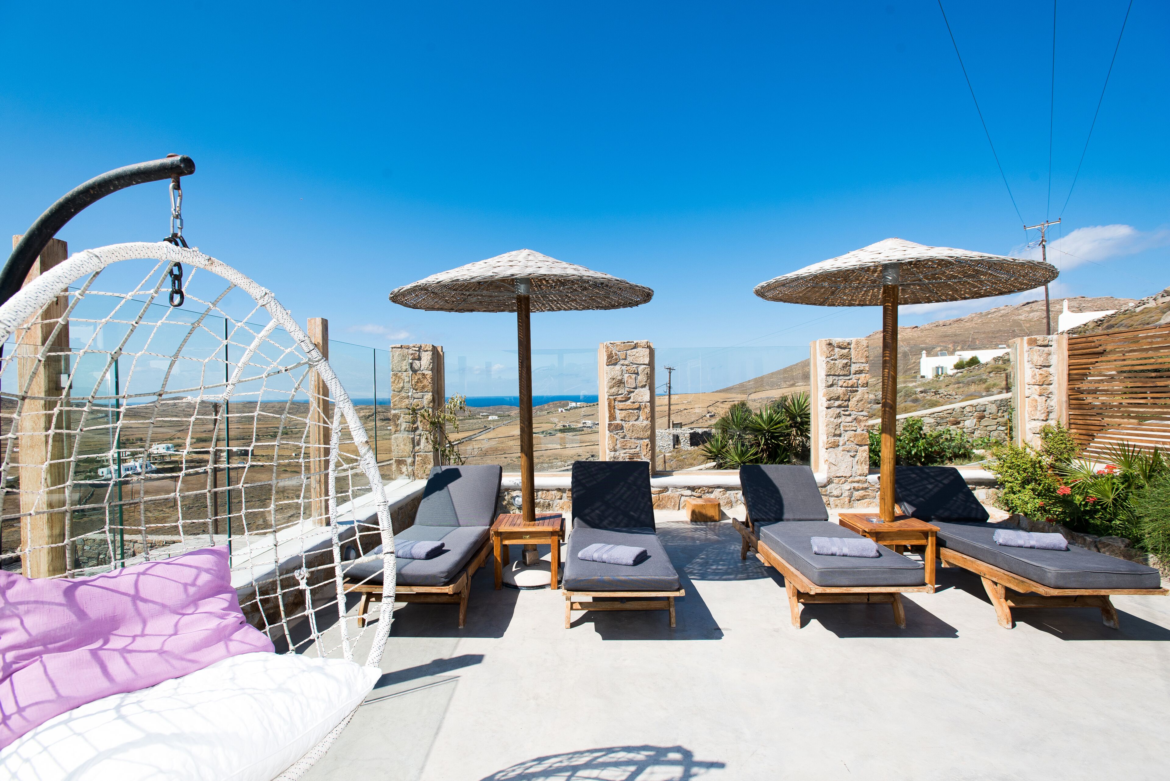 Deluxe appartement, 2 slaapkamers, privézwembad, uitzicht op de stad | Veranda