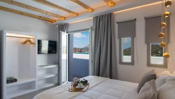 Villa Superior - 3 sovrum - privat pool - utsikt mot bergen | SÀngtillbehör av högsta kvalitet, duntÀcken och individuell inredning