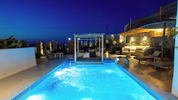 Hus Superior - 2 sovrum - privat pool - utsikt mot poolen | Privat pool
