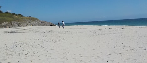 靠近海滩